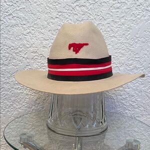 Vintage CALGARY STAMPEDERS Custom Made Cowboy Hat CFL Football Sports Collector